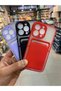 Apple iPhone 13 Pro Case with Credit Card Holder Erasable Back Matte Silicone Edge Color - 5