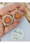 Women's Sun Earrings Polymer Clay Handmade Earrings - 5