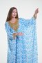 Women printed jalabia kaftan dress - 3