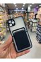 Apple iPhone 11 Pro Max Case Credit Card Holder Erasable Back Matte Silicone Edge Color - 2