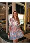 Sirena Pattern Short Dress - 2