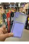 Apple iPhone XS Max Case with Credit Card Holder Erasable Back Matte Silicone Edge Color - 5