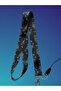 Black Rose Pattern Neck Strap - Lanyard Keychain Card Holder Lanyard - 2