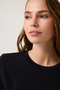 Black Straight Cut T-Shirt Regular T-Shirt - 5