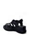 Kindep Voyager Inside and Outside Genuine Leather Poly Padding Sole Daily Comfortable Women's Sandals Black - 4