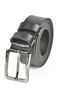Men's Black Genuine Leather Classic Belt 3.5 cm Fabric Trouser Belt 2502635 - 3