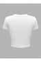 Women's Y2K I Love Vampires Printed Bayb Tee Crop - 2