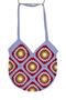 Hand Knitted Motif Patterned Lined Shoulder Bag Bgl-St04724 - 3