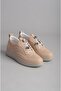 Seç N121 Genuine Leather Women's Shoes Beige