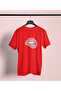 Lip Printed Women's Crew Neck Cotton Oversize Short Sleeve T-Shirt - 2