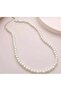 Women's Pearl Necklace 45 cm - 6
