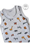 100% Cotton Baby Boy Snap Body Suit - 3
