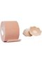 Women's Strapless Backless Push Up/Breast Lift Adhesive Body Tape with Breast Petals