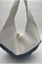 Hand Knitted Bag/Lined/Inner Zip Pocket/Clip Detail(30 X 45 cm)