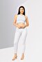 Women Regular Fit Plain Straight Leg Pants, Lavender - 2