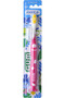 GUM Sunstar Junior Toothbrush Soft Bristles Easy Grip Handle Kids Plaque Removal Assorted - 3