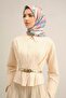 وشاح حرير تيفيل 9306-38 نمط مختلط أرجواني - 2
