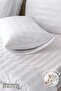 طقم مكون من 2 غطاء وسادة مخطط قطن 100% – 50x70 سم، 83سلك - 4