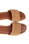 Joyce Women's Hand Knitted Tan Slippers - 2