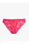 Comfortable Fit Semi-Transparent Floral Lace Panties