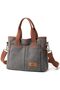 Canvas Tote Bag Womens Hobo Handbag Large Capacity Casual Shoulder Crossbody Bag Ladies Tote Handbag - 4