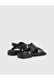 Carcee Floter Leather Women's Black Sandals - 4