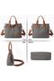 Canvas Tote Bag Womens Hobo Handbag Large Capacity Casual Shoulder Crossbody Bag Ladies Tote Handbag - 5