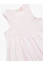 Cotton Sleeveless Crew Neck Strap Dress - 3