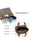 Canvas Tote Bag Womens Hobo Handbag Large Capacity Casual Shoulder Crossbody Bag Ladies Tote Handbag - 2