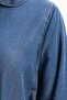 Light Blue-Half Patch Belted Denim Dress - 7