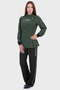 Khaki Green Women's Chef Cook Jacket with Name Gift Cook Jersey Cook Shirt Cook Outfit Model - 4