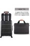 iCozzier 13-13.3 Inch Multi-Pocket Laptop Sleeve Briefcase Large Capacity Shoulder Bag Electronic Ac - 4