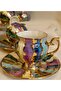 Brode Porcelain Hand Painted Coffee Cup Set - 5