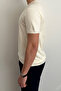 Men's White Slim Fit Crew Neck Knitwear T-Shirt - 4