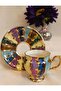 Brode Porcelain Hand Painted Coffee Cup Set - 4