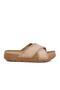Beige Women's Slippers Bento 117.014 Z - 3