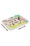 Placa senzoriala din lemn tip Montessori, multiple activități interactive - 6