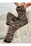 Women's Rope Strap Collar Lace Blouse and Pajamas Sandy Double Set - 3