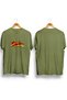 Street Fighter/ Men's Khaki Green Color T-Shirt / 100% Cotton Premium Quality / Regular Fit - 2