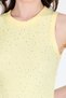 Yellow Stone Processing Detailed Halter Neck Knitted Undershirt 0349 - 4