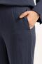 Indigo-Stitch Detailed Muslin Trousers Suit - 6