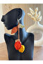 Fruit Design Chunky Fabric Holiday Earrings