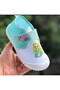 Velcro Girl Children's Slippers Cute Girl Printed Anti-Slip Sole Nursery Home School Shoes - 2