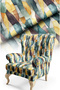 Modern Watercolor Patterned Digital Looking Carpet Flooring Fabric. Sturdy Fabric with Cotton Lining