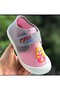 Velcro Girl Children's Slippers Cute Girl Printed Anti-Slip Sole Nursery Home School Shoes - 3