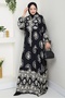 Giral Woven Viscose Dress 1543 - Black - 3