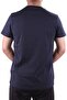 2300 Navy Blue Casual Cotton Basic Crew Neck Men's T-Shirt - 4