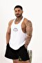 Men's Green Oversize Undershirt – Fast Collection Logo Printed Sports Undershirt - 6