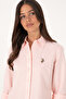 Women's Powder Pink Long Sleeve Basic Shirt 50298103-VR042 - 2