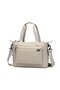 Extra Light Fabric Daily Women's Shoulder Bag Bc 3139 - Beige - 2
